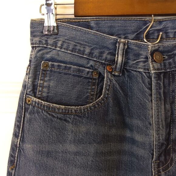 Levi's 527 boys blue five pocket bootcut jeans size (16R). - Picture 6 of 17